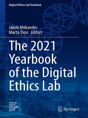 cover image of The 2021 Yearbook of the Digital Ethics Lab